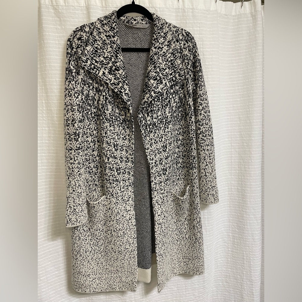 ATHLETA | Alice Wrap Long Cardigan | Wool/
Cashmere | Ombre Midnight